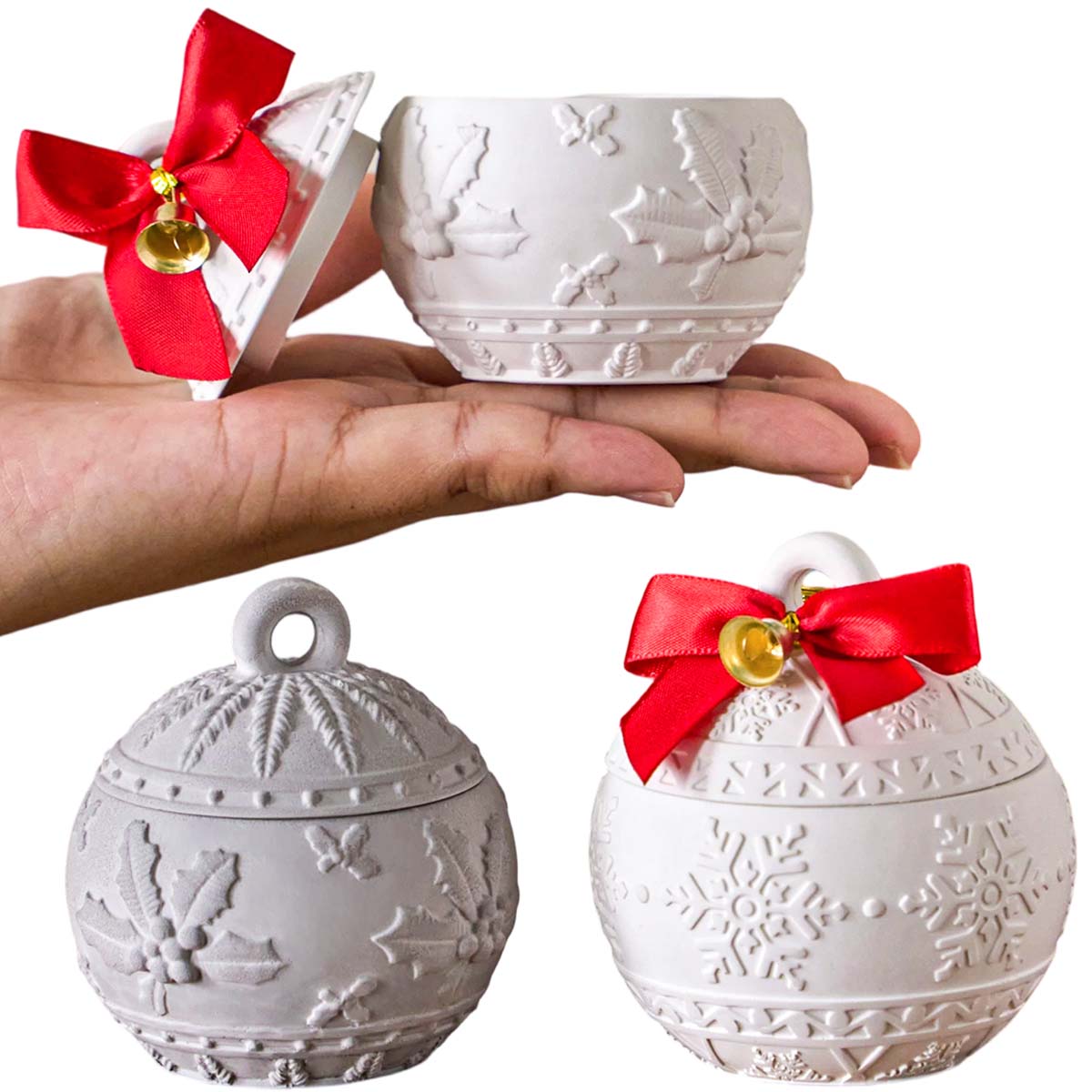 Candle Making Kit Xmas - Resívio de natal neves berry vela