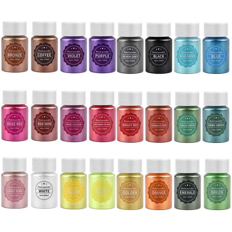 Candle Dye Chip - 10g/garrafa perolado natural mica mineral em