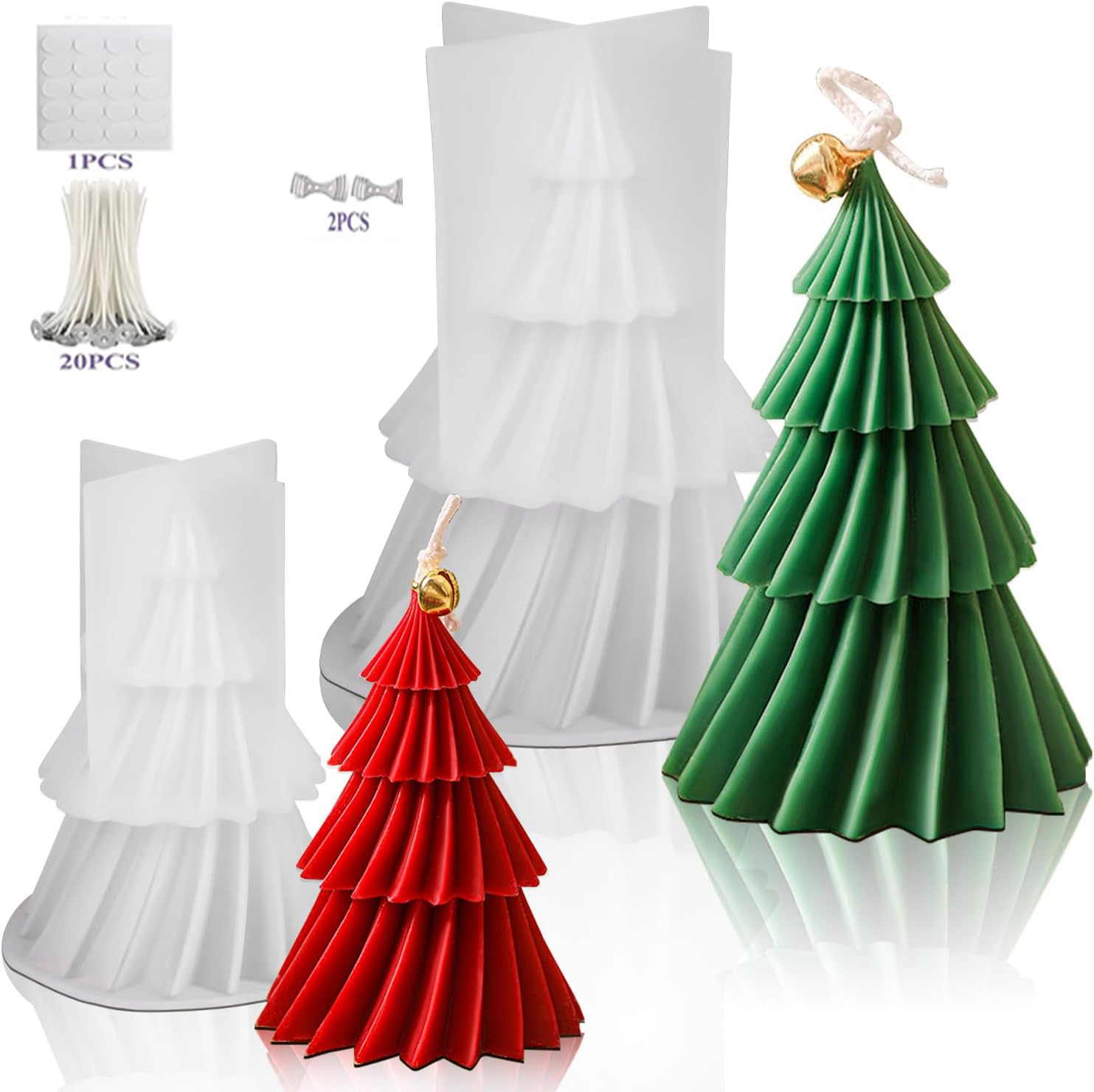 Kit de Molde de Silicone para  - Candle Making Kit Xmas avaliação e preço