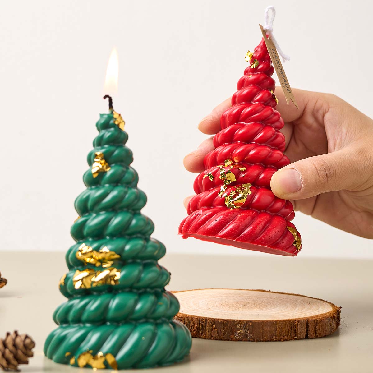 3d corda de cânhamo árvore de  - Candle Making Kit Xmas avaliação e preço