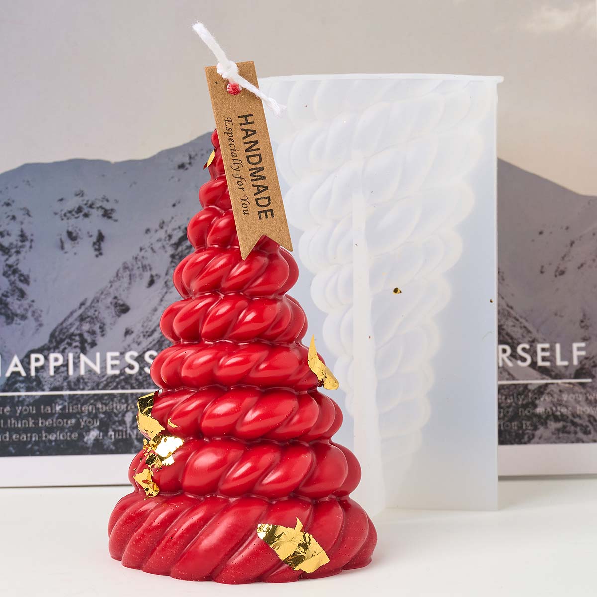 3d corda de cânhamo árvore de  - Candle Making Kit Xmas avaliação e preço