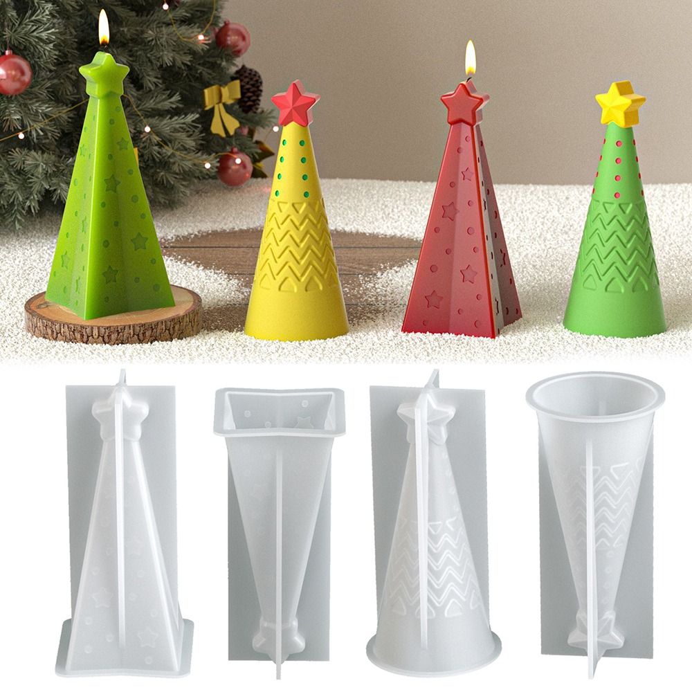Molde de vela de cone de natal - Candle Making Kit Xmas avaliação e preço