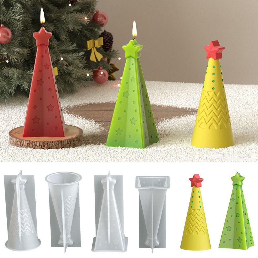 Molde de vela de cone de natal - Candle Making Kit Xmas avaliação e preço