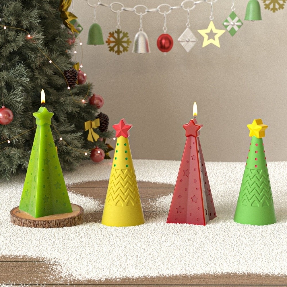 Novo silicone cone de natal ve - Candle Making Kit Xmas avaliação e preço