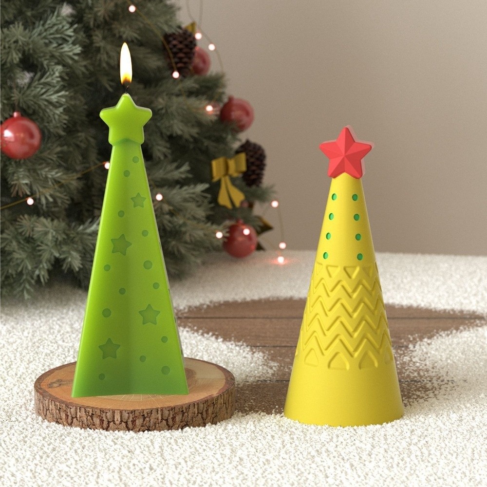 Novo silicone cone de natal ve - Candle Making Kit Xmas avaliação e preço